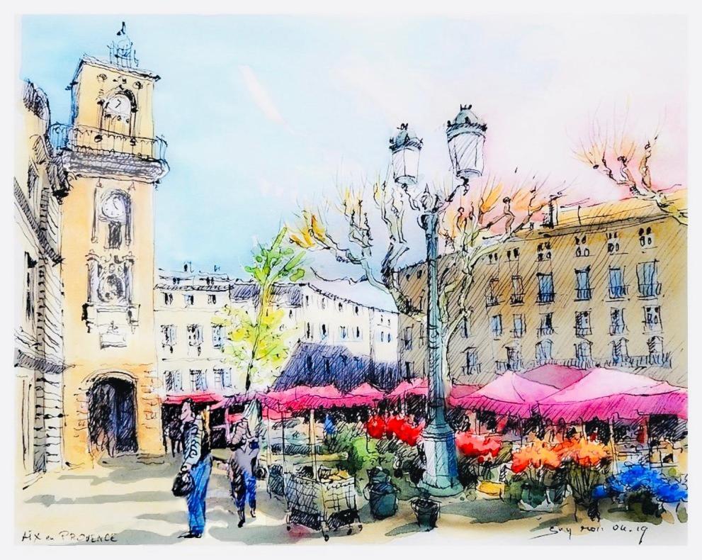 Zola Studio Fenetre Aveugle Aix-en-Provence Ngoại thất bức ảnh